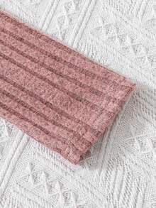 SHEIN Girls' 2pcs Basic Long Sleeve Casual Dress - Multicolor - View 7