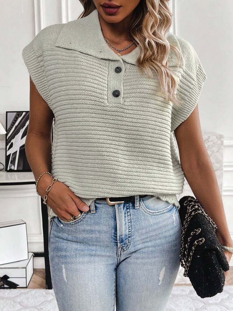 Veste De Gilet De Pull Unie Pour Dames