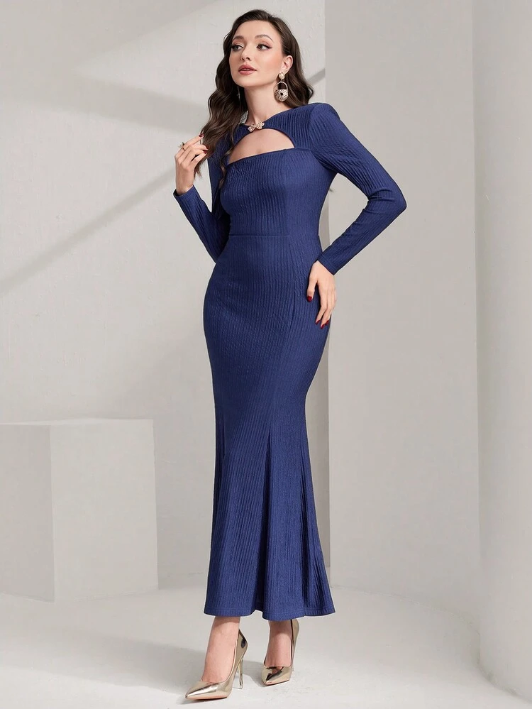 Women's Solid Color Bodycon Dress