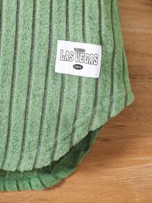 Sparklyn Teenage Girls' Hooded T-Shirt With Patched Detailing And Long Pants Two-Piece Set - Mint Green - View 5