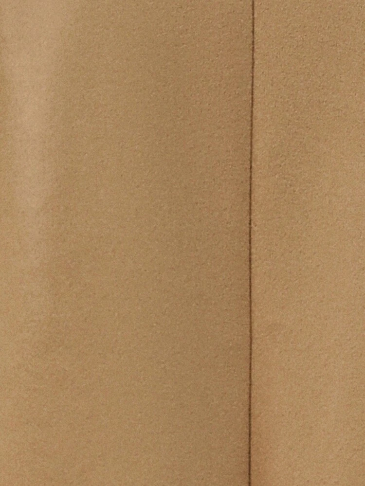 Waterfall Collar Belted Overcoat