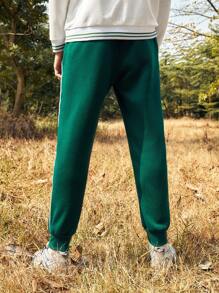 In My Nature 男士字母印花戶外運動長褲