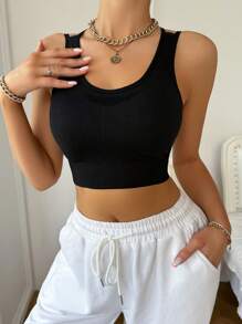 Seamless Women's Backless Bra With Multiple Straps For Support - Black - View 3