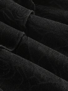 SHEIN MOD 女性無袖多層多層洋裝(白色襯衫不包含)