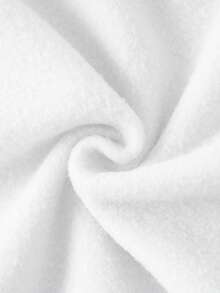 INAWLY Women's Printed Fleece Sweatshirt With Characters And Slogans - White - View 3