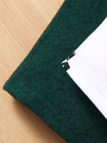 SHEIN Young Boy 2pcs/Set Cute Comfortable Cartoon Dinosaur Pattern Colorblock Hem Tank Top - Green - View 4