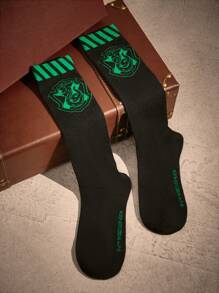 Harry Potter | ROMWE 1pair Women's Mid-calf Socks