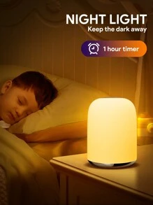 JMMO 灯、装饰灯、RGB 无线床头灯、可悬挂多功能灯、可充电 LED 台灯，适用于卧室客厅、床头柜、儿童房、宿舍床头柜、儿童房、宿舍、床边房间装饰、梳妆灯、仙女灯 - 白色 - 查看 5