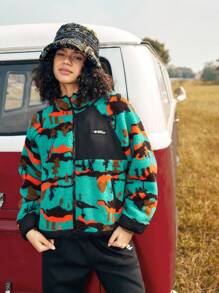 In My Nature 女戶外抓絨連帽衫 - 彩色 - 查看 5