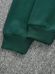 Manfinity Dauomo Men's Hoodie With Slogan And Skull Print Pattern, Fall/Winter