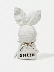 SHEIN 1 件兔子形状毛巾家居浴室装饰夏季假日旅行必备品旅行配件海滩必备品 - 彩色 - 查看 3