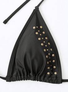 SHEIN Swim Conjunto de bikini de 2 piezas para el verano (parte superior e inferior separadas)