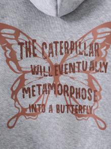 SHEIN 粉色和紫色蝴蝶絨毛衣 - 彩色 - 查看 7