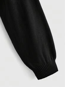 Hippie 女士月亮星星刺繡開衫 - 黑色 - 查看 5