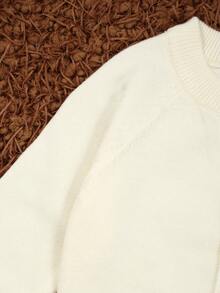 Baby Boys' Cardigan With Bear Embroidery And Button Front - Beige - View 3