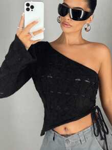 SHEIN ICON 女士毛衣 - 黑色 - 查看 4