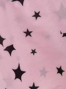 Men's Multicolor Geometric Star Print Knitted Fabric Trunks With Contrast Binding, Medium Stretch Boxer Briefs - Multicolor - View 11