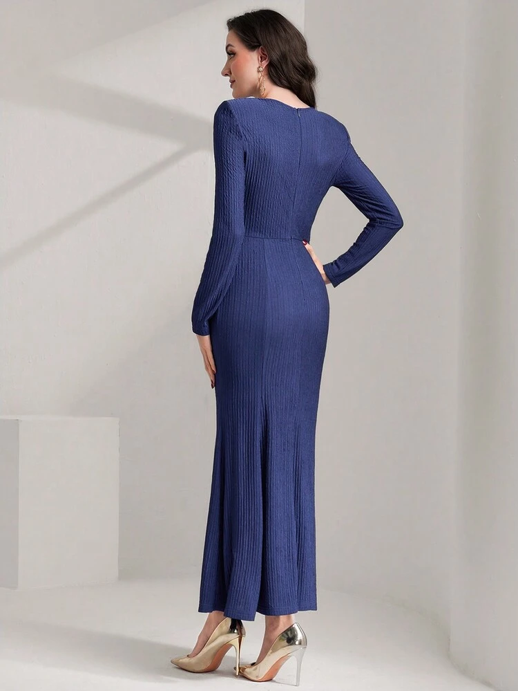 Women's Solid Color Bodycon Dress