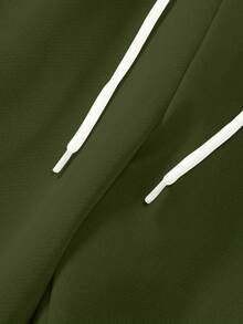 Manfinity EMRG Nam In Đồ họa Eo dây rút Quần Chạy bộ - xanh quân đội - Xem 4