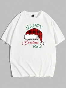 Manfinity Homme 男式大尺碼聖誕節t恤