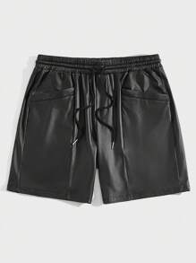 GENTILAND Nam Da giả Quần short - màu đen - Xem 3