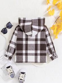 SHEIN Toddler Boys' Casual Simple And Thick Coat For Autumn And Winter - Multicolor - View 2