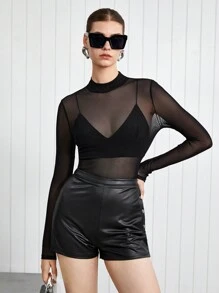 Maija Ladies' Mesh Top,Autumn Outfits For Women