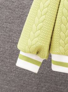 Tween Boys' Casual Jacket And Trousers Winter Outfit Set