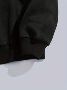 Của phụ nữ Tim & In thư Áo nỉ - màu đen - Xem 4