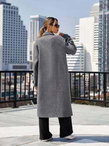 Aveloria Modichic Ladies Lapel Double Breasted Woolen Coat 