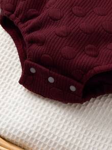 SHEIN 2 paquets de body à volant avec motif à pois pour bébé fille et attache pour cheveux