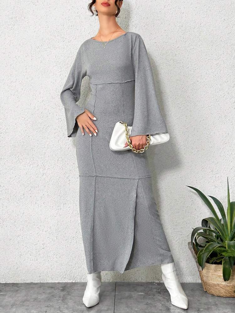 Women's Bell Sleeve Long Dress