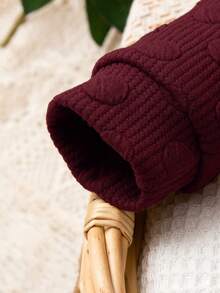 SHEIN 2 paquets de body à volant avec motif à pois pour bébé fille et attache pour cheveux