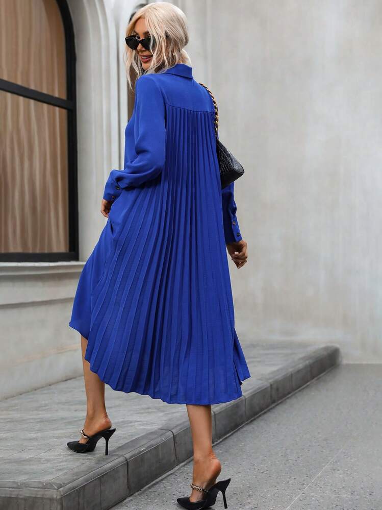 blue pleated dress with sleeves Buy Love & Roses Cobalt Blue Pleated Ruffle Midi Dress from Next USA