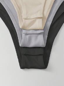 SHEIN Unity 3入組純色連體衣和褲套裝 - 彩色 - 查看 5