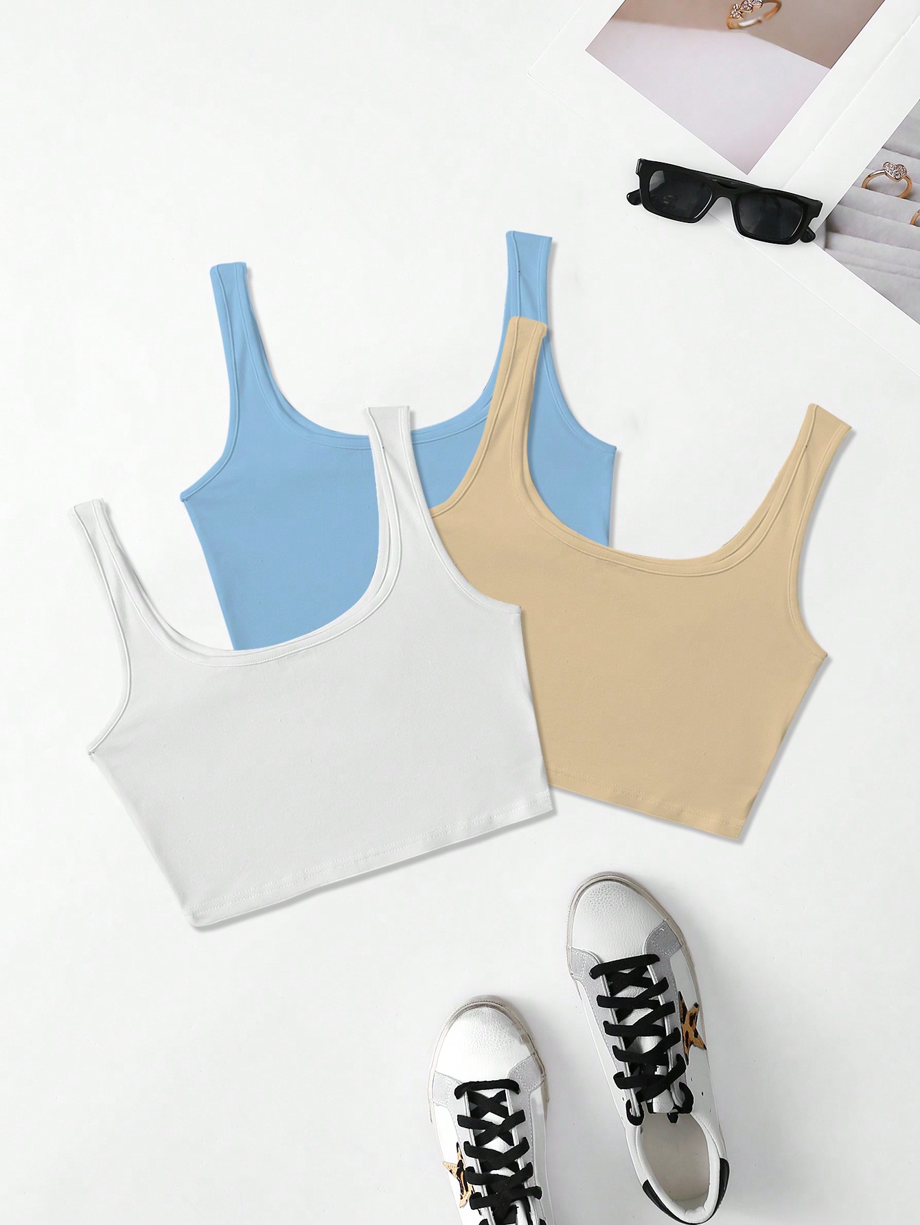 Débardeur Homme HULIJA - Crop Top Manches Longues - 100% Polyester - Pour Sport, Musculation, Fitness - Taille Unique