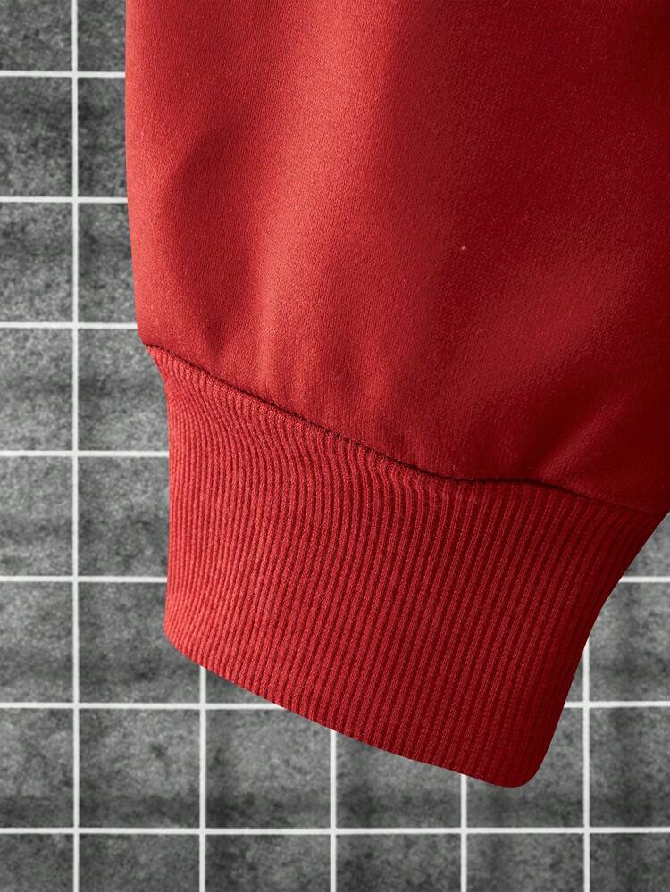 Men's Letter Printed Baseball Jacket