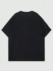 Trape Graphic 男款印花短袖 T 卹 - 黑色 - 查看 2