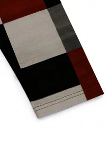 Manfinity Homme 男士秋季拼色长袖T恤 - 彩色 - 查看 5