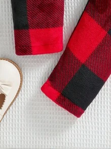 Cô Gái Trẻ Đồ họa Hoạt hình Thiết kế tai 3D Bộ PJ Đối với Giáng sinh - Màu be - Xem 4