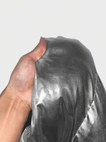 Manfinity RebelGame Men Zip Up Hooded Padded Coat - Silver - View 5