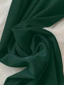 SHEIN LUNE Kích thước lớn Mẫu giáng sinh Xà cạp - Màu xanh lá cây đậm - Xem 4