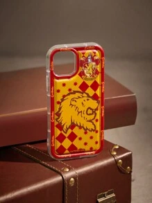 Harry Potter | ROMWE Cartoon Tiger Head Design Clear Air Cushion Phone Case Compatible With IPhone 12/13/14 Series, Protective Cover - Multicolor - View 2