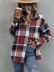 SHEIN LUNE I Just Asked About Loose Shirts,Long Sleeve Tops Fall Cloth For Women