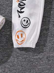 Toddler Boys' Printed Hoodie And Jogger Pants Set In One Piece - Multicolor - View 7