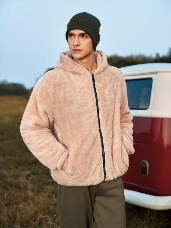 In My Nature In My Nature Homme Veste Duveteuse Zippé À Capuche