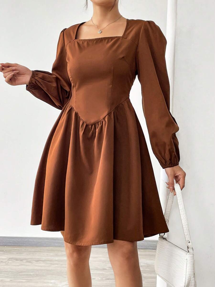 SHEIN Privé Robe À Manches Bouffantes Pour Femme | Mode en ligne ...