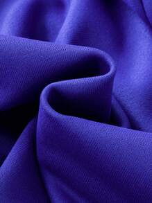 SHEIN Tween Girls' Letter Print Sweatshirt - Blue - View 3