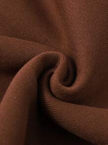 Manfinity EMRG Men's Sculpture Patterned Sweatshirt - Coffee Brown - View 4