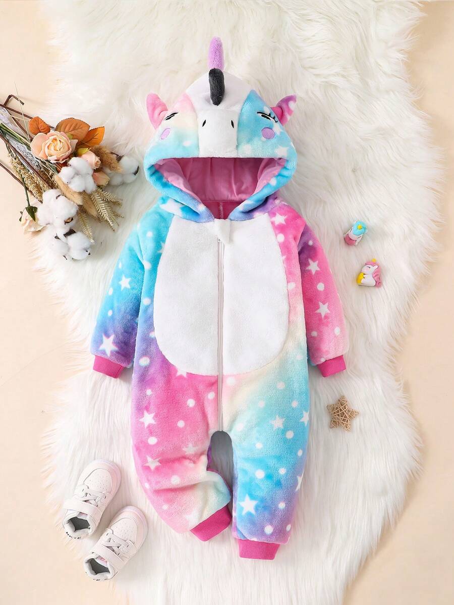 獨角獸造型連身褲 - 彩色 - 查看 1
